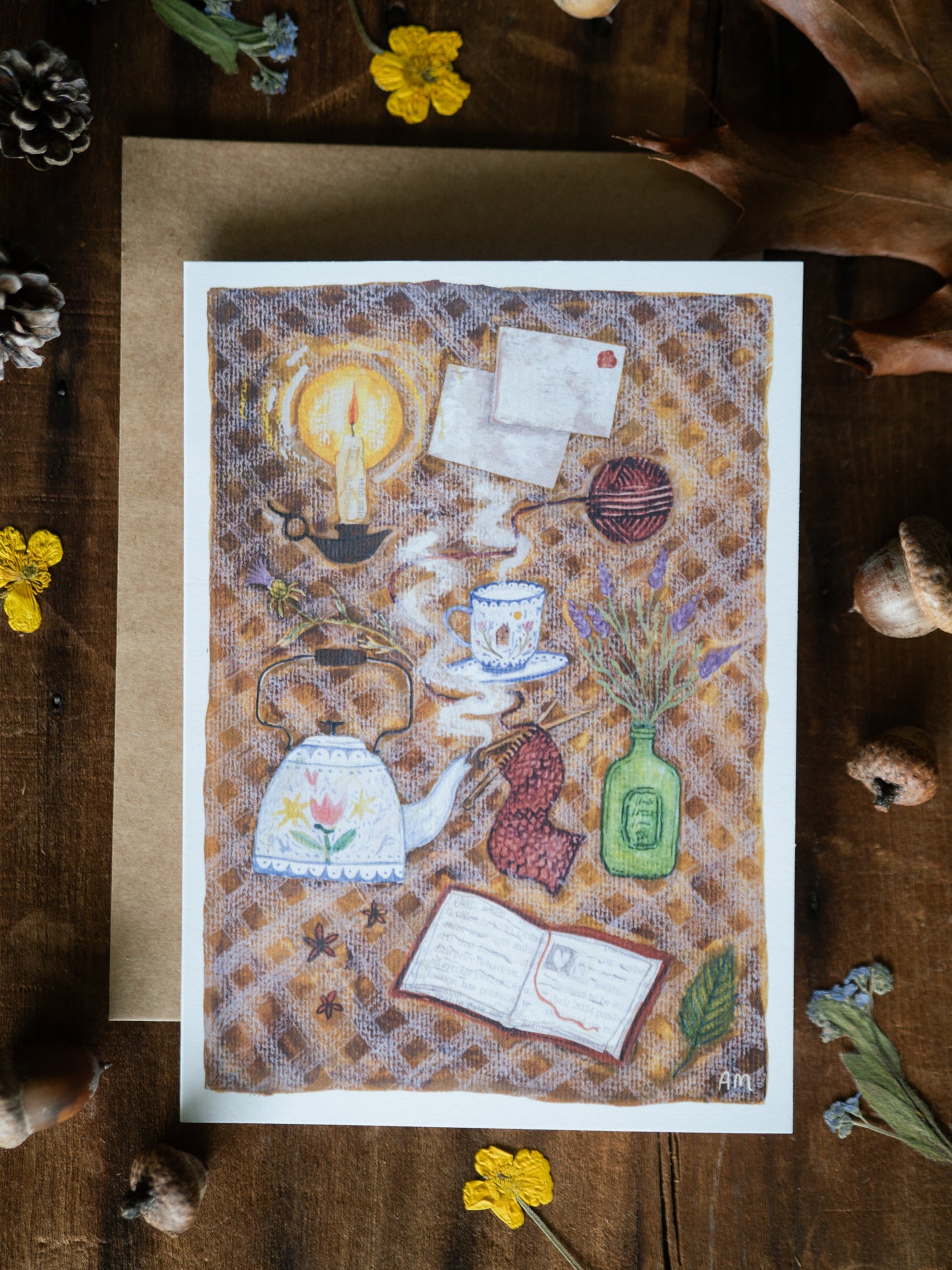 Cozy Art Cards - Set of 5